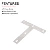 DTGN 4.72"x4.72"(HxW) T Brackets - Good for Furniture Mending Repair
