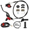 SHIQINHA Mini Bike Hydraulic Brake Kit and Throttle Assembly Compatible