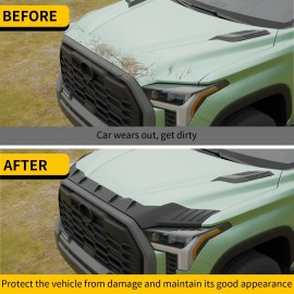 Rongtaod Hood Protector For 2022-2025 Toyota Tundra 2023-2025 Toyota Sequoia Hood Shield