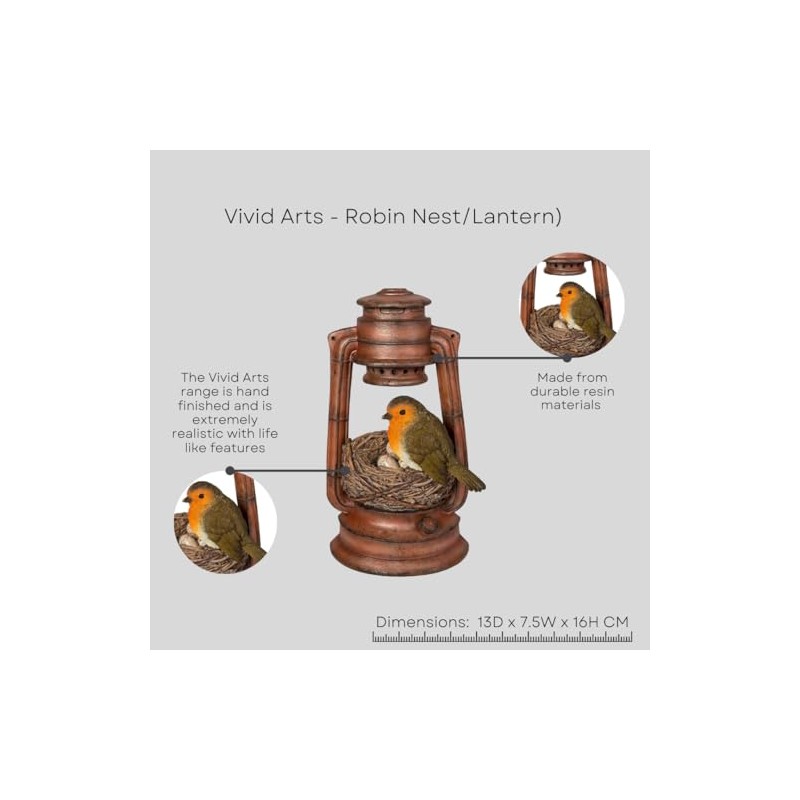 Vivid Arts - Garden Friends Ornaments (Garden Friends - Robin