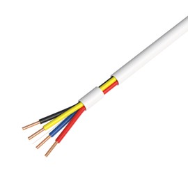 Cables Direct Online 500ft Solid 22/4 Alarm CCA Cable for Low Voltage LED, Burglar System, Fire Detector, Security Station, Door Bell, 22AWG 4 Conductors Wire