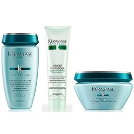 Kerastase Resistance Bain Force Architecte, Masque Force Architecte & Ciment Thermique Pack