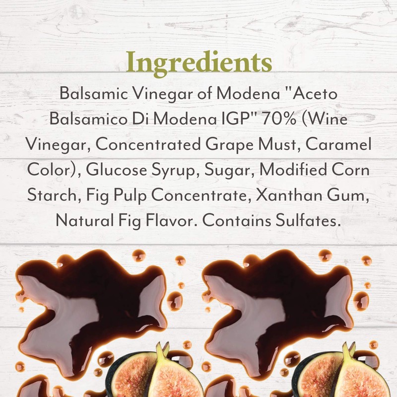 Roland Foods Fig Balsamic Vinegar Glaze of Modena, 5.07 Ounce