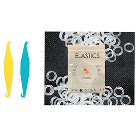 IVORIE Dental Orthodontic Rubber Bands Elastics Braces Teeth Gap 60pcs (3/16" Rabbit 6.5oz (X-Heavy))