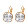 XUPING Luxury Crystals Earrings For Women Gold Fashion Leverback Earrings