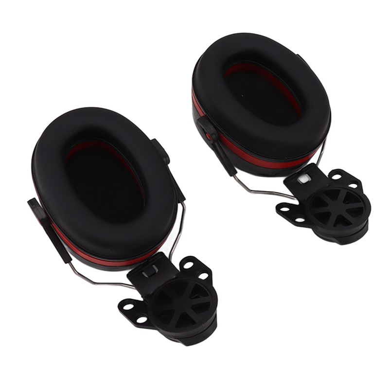 Hard Hat Earmuffs Noise Blocking Hearing Protection Adjustable Helmet Ear