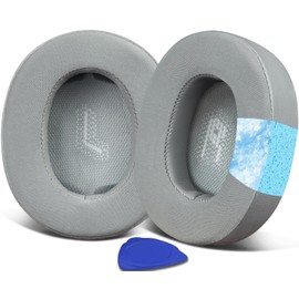 SOULWIT Kühlgel Ersatzpolster Ersatz Ohrpolster für JBL E55BT(E55 BT) Over-Ear Wireless Kopfhörer,Polster mit Geräuschisolierungsschaum
