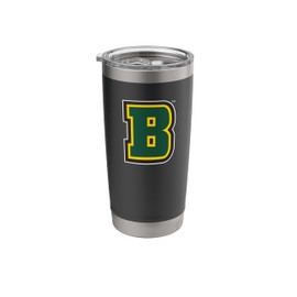 SUNY Brockport Golden Eagles B Logo Stainless Steel Insulated Tumbler