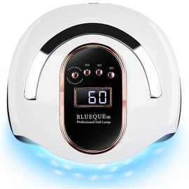 zalati Nail Lamp 120W LED UV Light with 4 Timers Portable Handle Quick Drying for Nail Art Care Tool - 120W