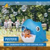PUSTEFIX Mini Bubble Machine Shark I Soap Bubbles Children's Set