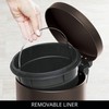 iDesign Round 1.3 Gallon Bathroom Step Trash Can - Set