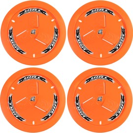 Dirt Defender Vented Wheel Covers Orange 4 Pack
