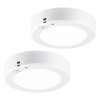 LIT-PaTH Battery Operated Motion Sensor Ceiling Light, 6.1inch 5000K Wireless