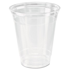 Dart SOLO TP12 12oz Clear Practical-fill Ultra Clear Squat PET Plastic Cups (Case of 1,000)