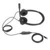 RJ9 Headset Noise Cancelling Mute Function Corded Business Headphone with