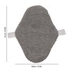 4PCS Washable Feminine Pads Gray Graphene Leakproof Breathable Reusable Sanitary