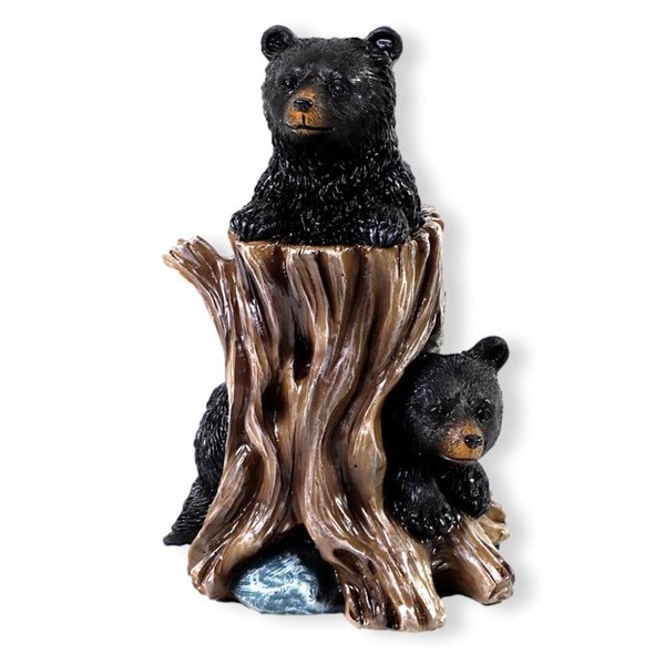 The Bridge Collection 7" Black Bears Playing in A Tree