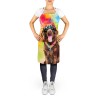 Chocolate Labrador Hippie Dawg Apron - Stylish & Durable Kitchen