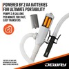 Deway Automatic Fuel Transfer Pump with Auto-Stop, AA Battery Powered,