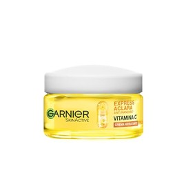 Garnier Express Aclara Crema Hidratante Antimanchas con Vitamina C y FPS 30, Unifica el Tono de la Piel, Protege de Rayos UVA/UVB, Cuidado Facial Diar