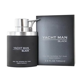 Myrurgia Yacht Man Black Eau de Toilette Spray for Men, 3.4 Ounce
