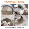 Electroplated Diamond Cutting Grinding Disc,BRSCHNITT 5 inch 125mm for Granite
