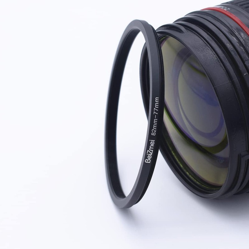 82mm Lens to 77mm Filters Ring,Camera Step-Down Filters Ring Compatiable