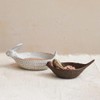 Debossed Stoneware Rabbit Bowl (Each One Will Vary)