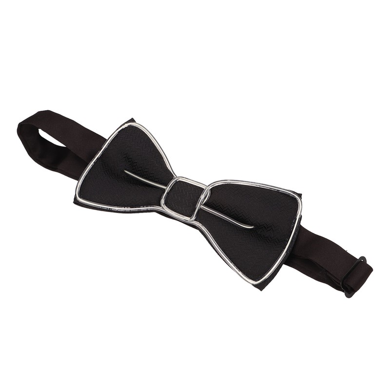 LED Bow Tie Polyester Plastic Copper Wire Adjustable Glowing Necktie