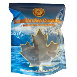 PEACE PAVILION Dried Arctic Deep Sea Natural Sea Cucumber Standard Bag Package(1 lb) 454g(with Ribs/Belt Bandage)