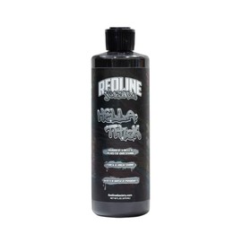 Redline Hella-Thick Dressing for Cars, Rubber, Vinyl & Plastic - Non-Greasy, Water-Based Formula with UV Protection - Restores Shine & Color of Tires, Dashboards & More - Black Glacier Scent, 16 oz