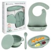 Silicone Baby Feeding Set – Led Weaning Supplies with Suction