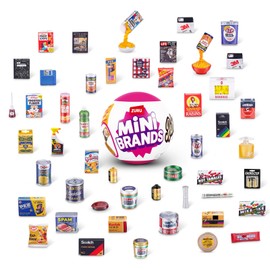 ZURU Mini Brands Retro Grocery Zulu Mini Brands Retro Market Miniature Collection All 50 Types + *Enjoy what collections you have! 77634GQ1 Capsule Toy