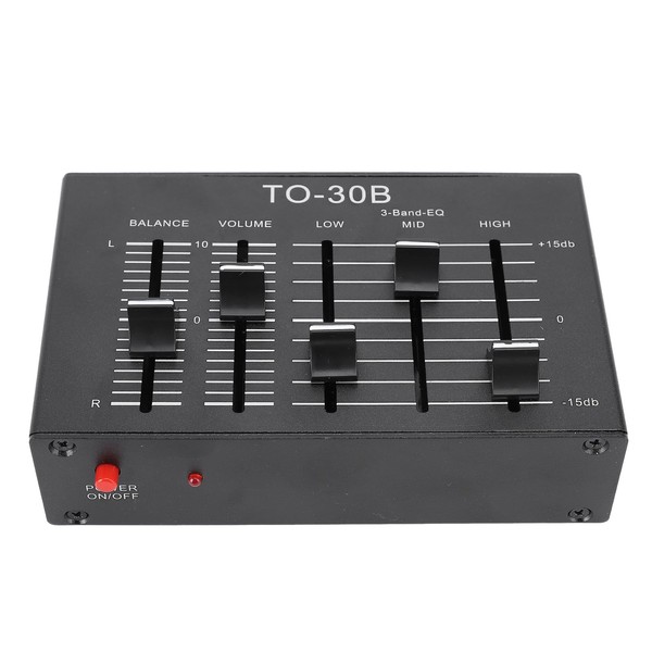 3 Band EQ Pedal, 20HZ to 20KHZ 12dB Noise Reduction