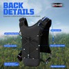 Criuage USA Original Patent Running Hydration Vest Backpack, Lightweight Chest