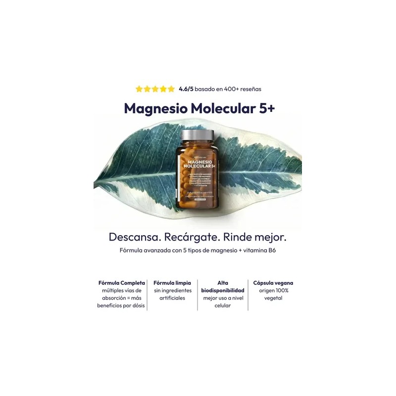 Magnesio Molecular Labs + Flow Digestive Support | 2 Pack
