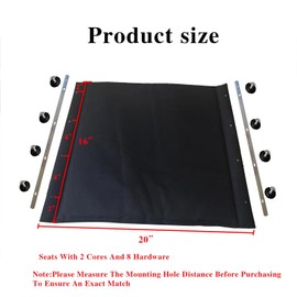 YZRYXHWL Wheelchair 20 inch seat, Wheelchair Replacement Seat, Nylon Seat Upholstery, Wheelchair Replacement Part (20x16), Universal(20")