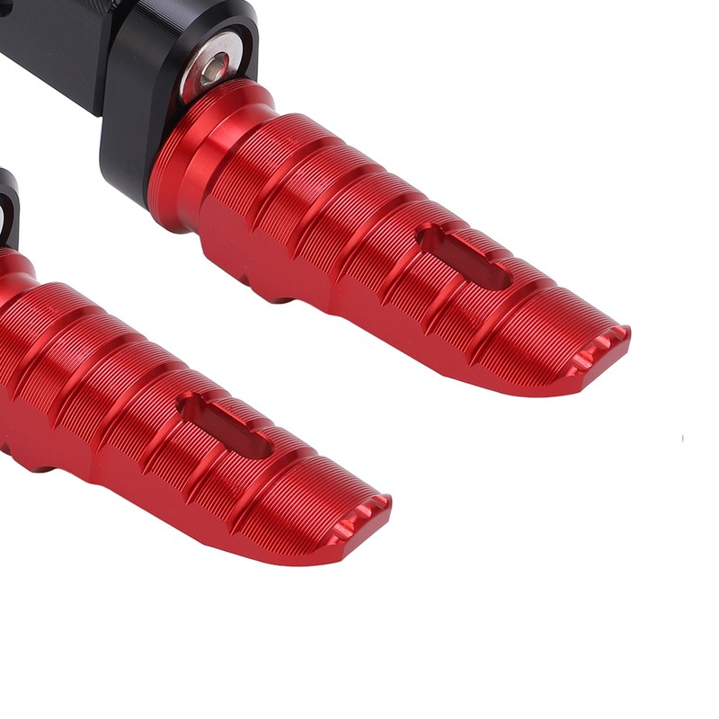 Motorcycle Front Footrests Aluminium Alloy Anti Slip Replacement for MV