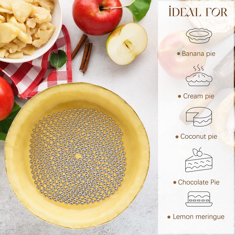 Ferraycle 2 Pieces Pie Weights for Baking Crust Pie Crust