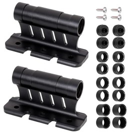 2 Pairs Aluminium Alloy Bicycle Fork Mount, Car Bicycle Roof Rack Fork Mount Quick Release for 5/12/15 x 100 mm 15 x 110 mm