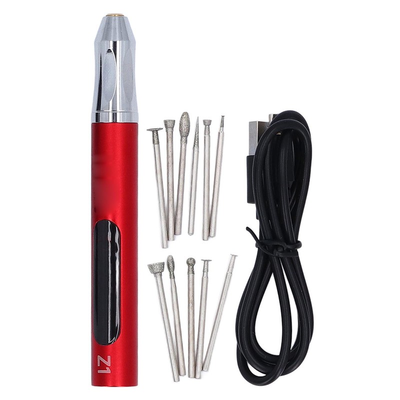Electric Engraving Pen USB Charging 3 Level Stepless Adjustment Grinding