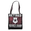 Safety Officer Bouncer Badge Retired Security Guard Tote Bag
