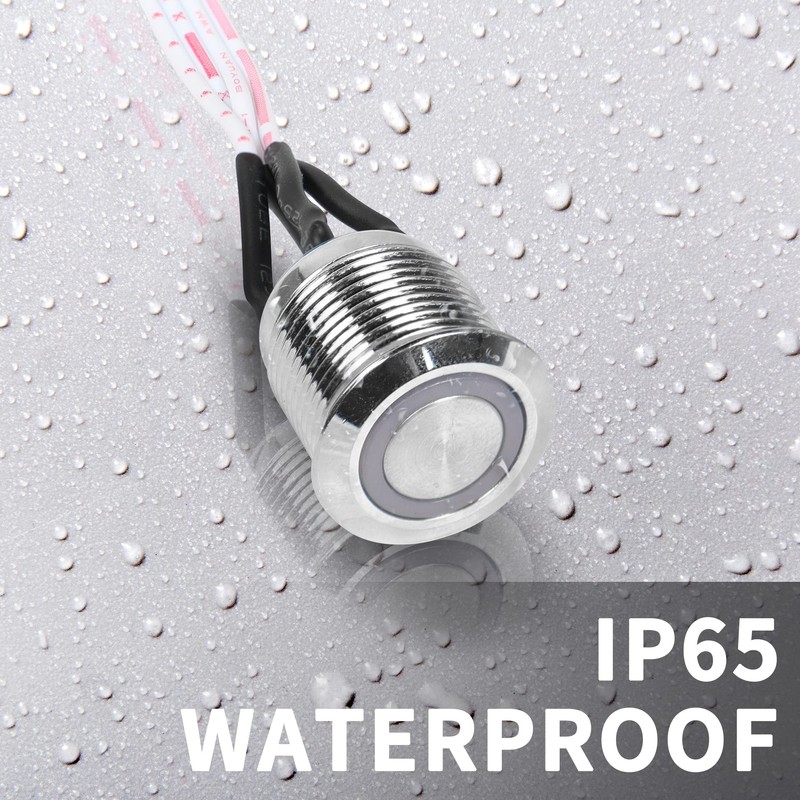 YACSEJAO 16mm Chassis Switch Host Metal Button Desktop Computer Host