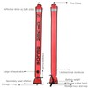 150x15cm Scuba Diving Surface Marker Buoy High Visibility Inflatable Surface