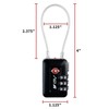 TSA Accepted Luggage Travel Lock, Set-Your-Own Combination Lock for School
