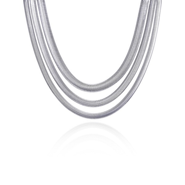 RUGGED steel - Women's Stainless Steel Chain Set (3 Pieces)