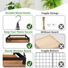 Plant Hanger Indoor, 2 Pack 11.8" Wooden Hanging Plant Holder