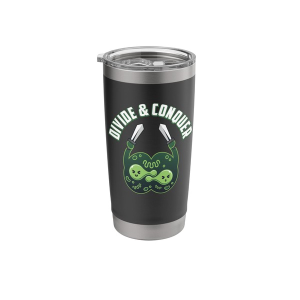 Divide And Conquer Gaming Cells Biology Science Biologist Stainless Steel