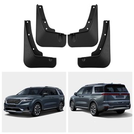 YLOXFW Car Mud Flaps Mudguard for KIA Carnival 2021-2024 Front and Rear Mudflaps Splash Guards Flares 4-PC Auto Accessories NO fit Original Vehicle with Foot Pedal,Send 1 Car Wash Towel