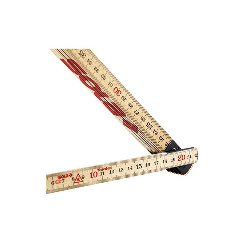Sola Wooden Swedish Meter 2.4 Metres Glass Birch Art H